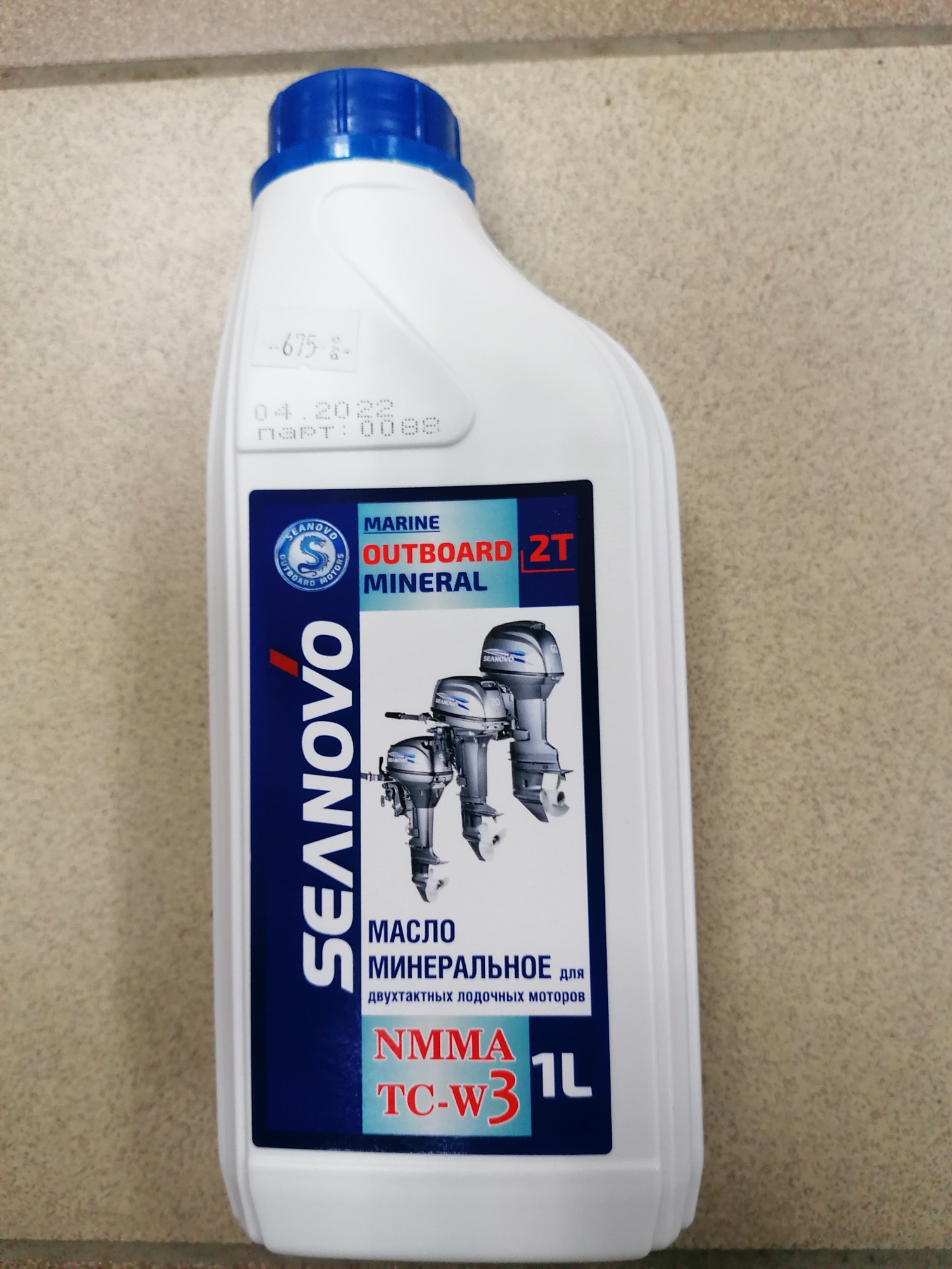 Моторное минеральное масло Seanovo 2T TC - W3