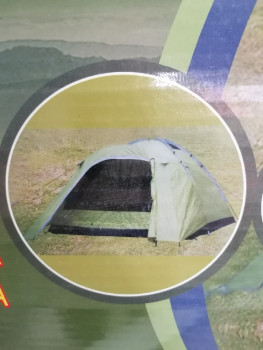 Туристическая 4-х местная палатка с тамбуром LX1504